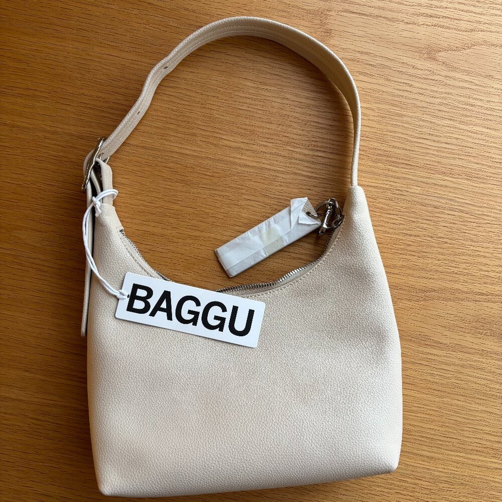 Baggu Mini Recycled Leather Shoulder Bag - NWT!